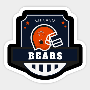 Chicago Bears Football Sticker